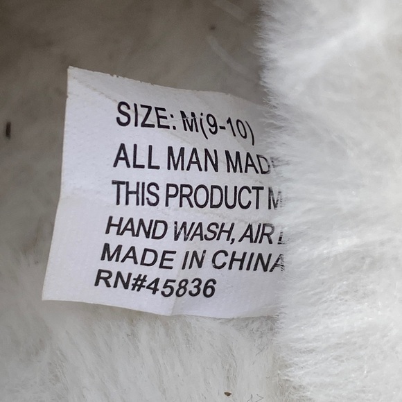 True Religion black denim slippers mens 9/10 faux fur soft comfy loungewear - Picture 2 of 8